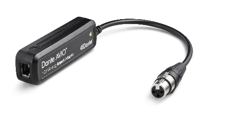 ADP-DAI-AU-1X0 DANTE AVIO ANALOG INPUT ADAPTER 1X0 - BALANCED LINE-LEVEL SINGLE CHANNEL XLR CONNECTOR